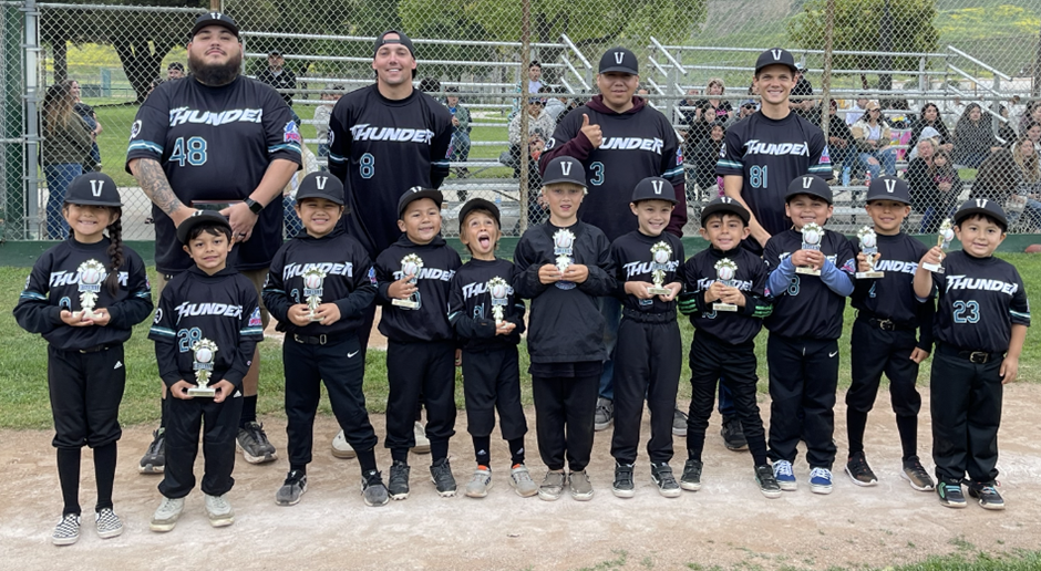 Spring 2023 League Champs - Thunder 6U